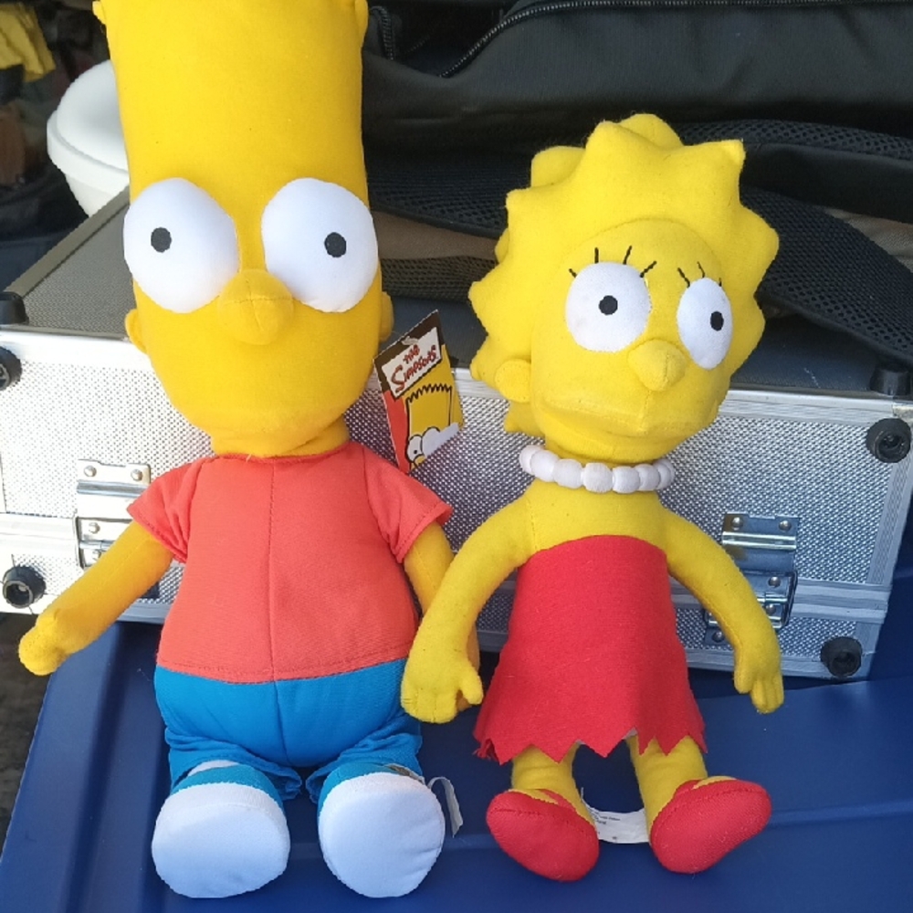 The Simpsons Lisa And Bart Good Condition And Clean